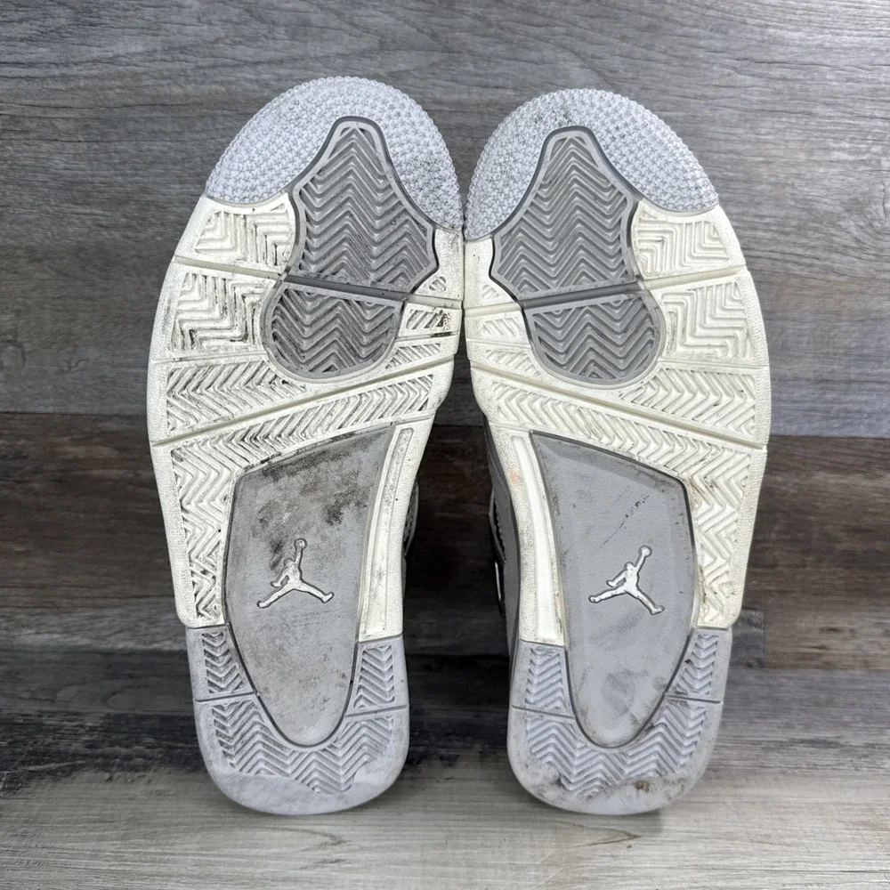 Jordan 4 Retro Frozen Moments Women's Sneakers Size 9.5 (Discoloration/Read) - Picture 16 of 16
